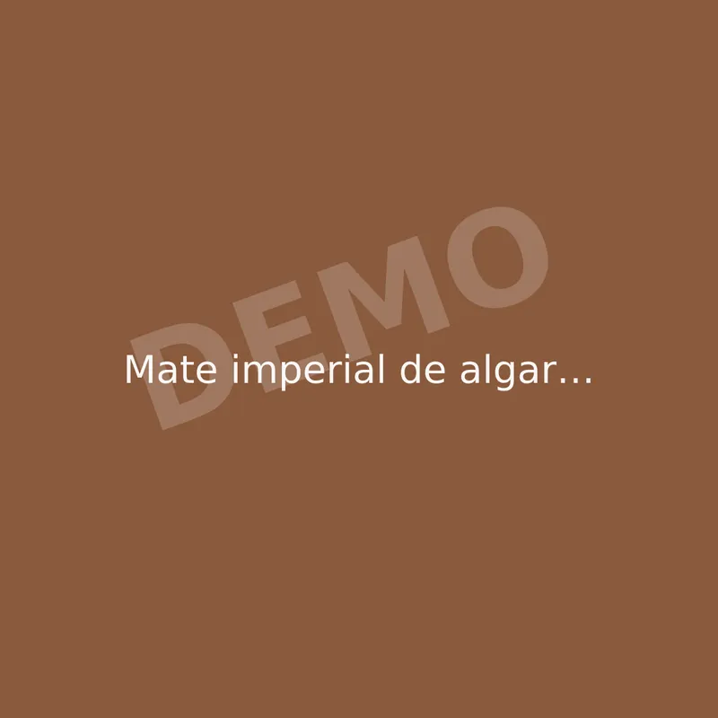 Mate imperial de algarrobo